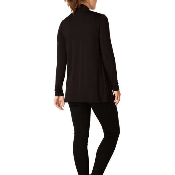 Yest Yessica Short Cardigan Sweater Black Size 4 - Picture 2 of 6